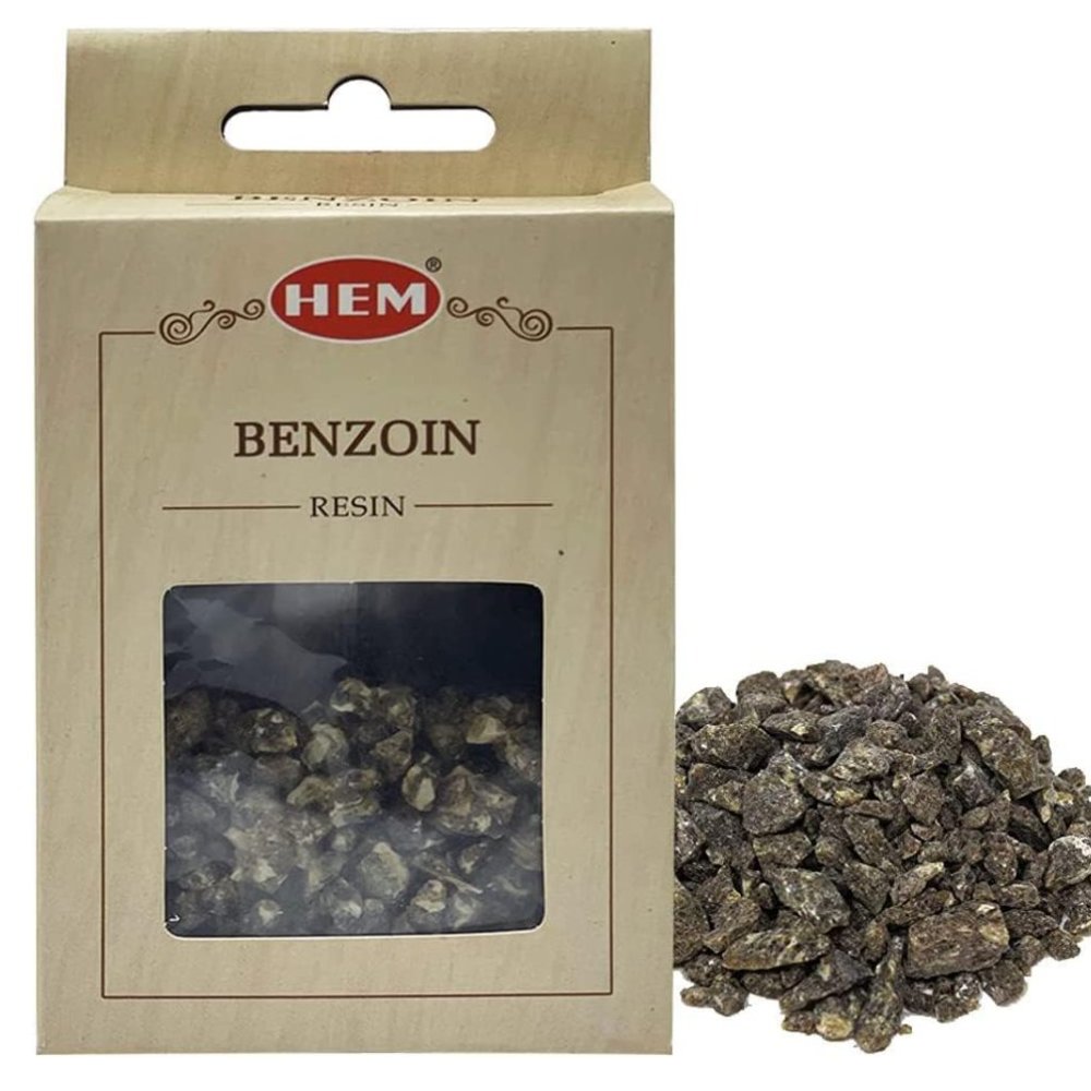 Hem Moon Incense Benzoin Resin smoke cleansing energy clearing NWT